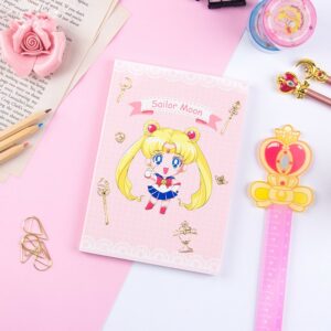 Imagen de libreta rosa de sailor moon