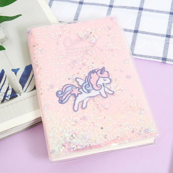 Imagen de Libreta Rosa Kawaii De Unicornio