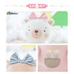 Imagen de galeria 1 de peluche kawaii de osita blanca