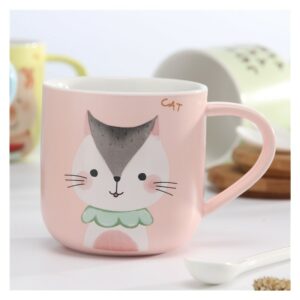 Imagen de Taza Rosa Kawaii Neko-Chan